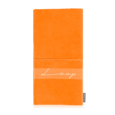 Small Pocketed Towel - Orange