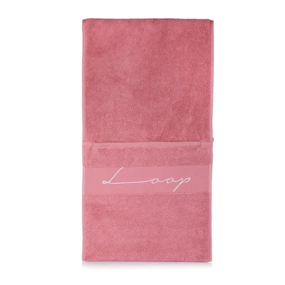 Small Pocketed Towel - Pink